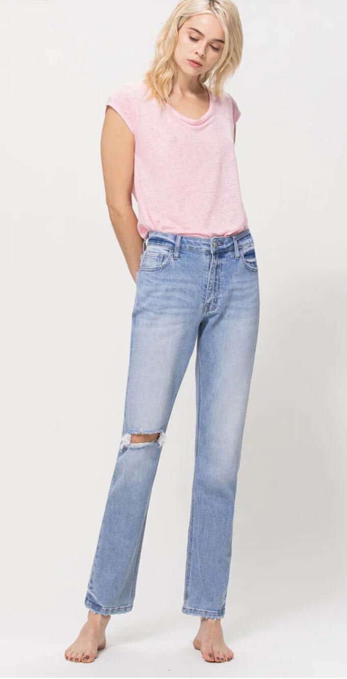 Vervet Groovy High Rise Stretch Boyfriend Denim Jeans Womens Size 29 New